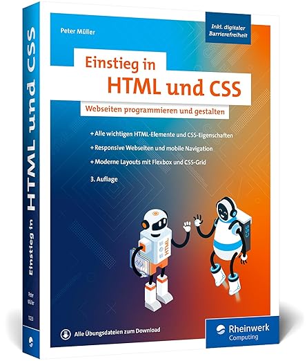 Einstieg in HTML und CSS Buchcover